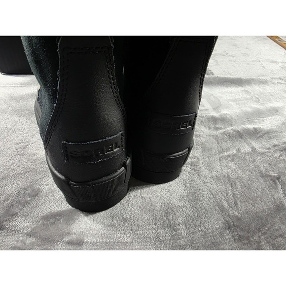 Sorel Womens Tivoli IV Tall Waterproof Suede Boots Womens Size 6 Black Insulated - Picture 3 of 7